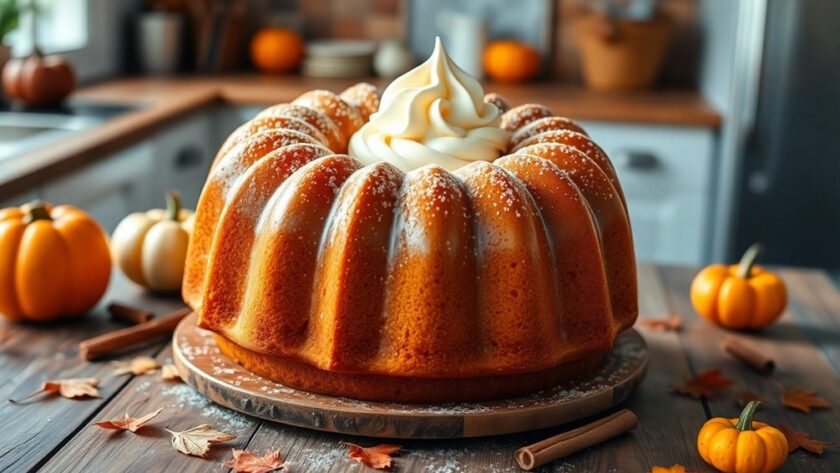 pumpkin bundt cake upgrade
