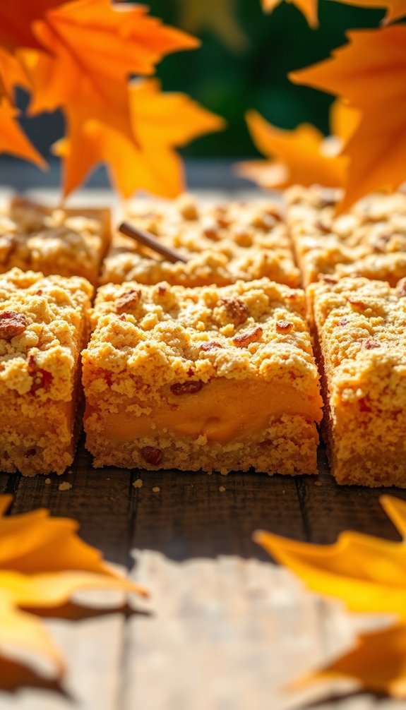 pumpkin streusel squares delight