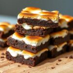 toasted marshmallow brownie bars