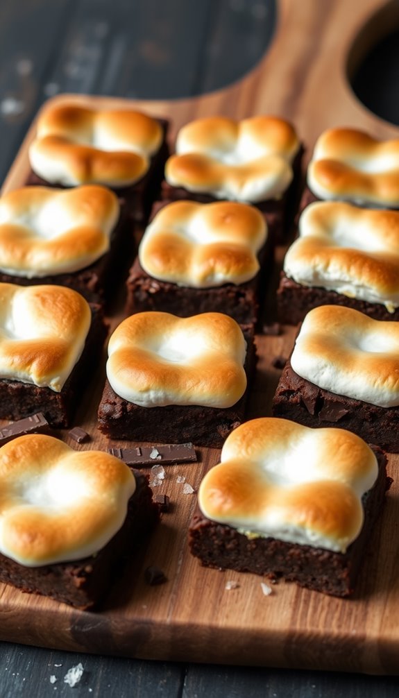 toasted marshmallow brownie delight