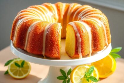 zesty lemon poppyseed cake