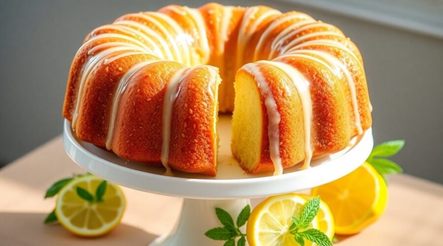 zesty lemon poppyseed cake