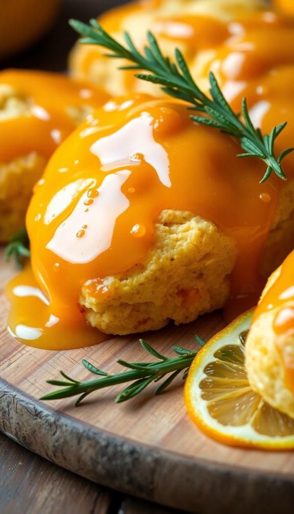 zesty sweet citrus glaze