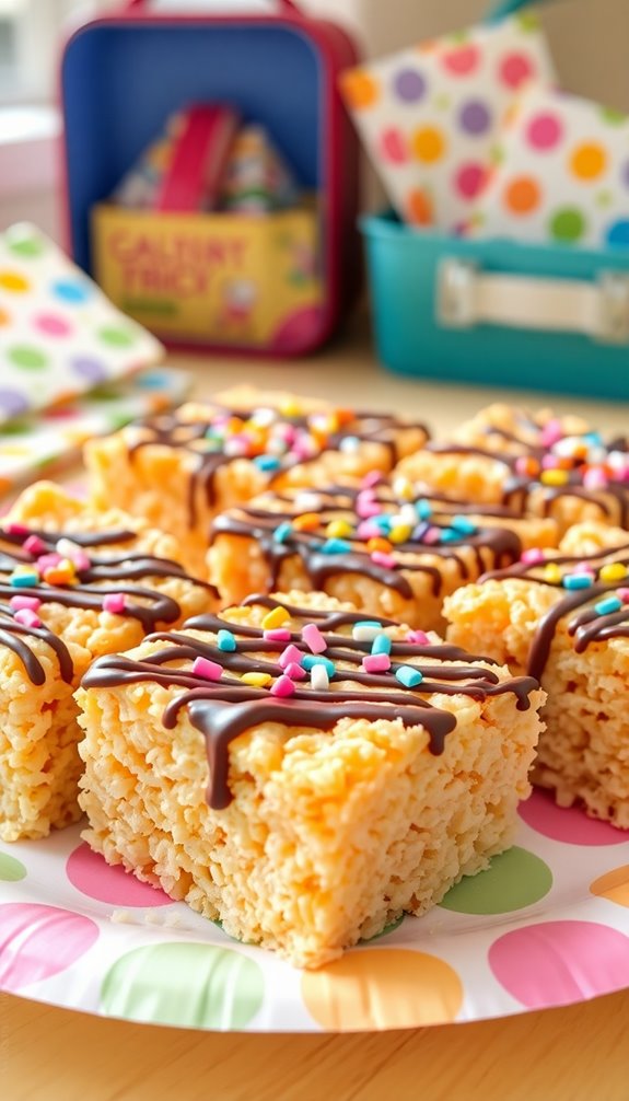 allergen free crispy treat toppings