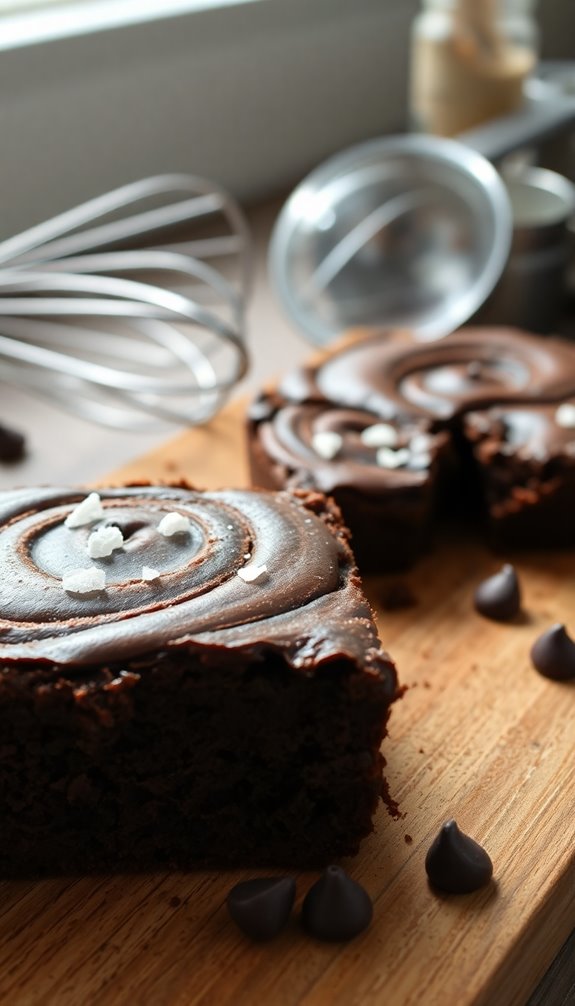 baking perfect fudgy brownies