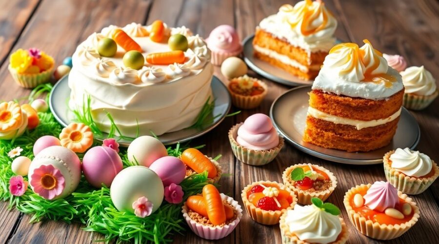 beautiful easter brunch desserts