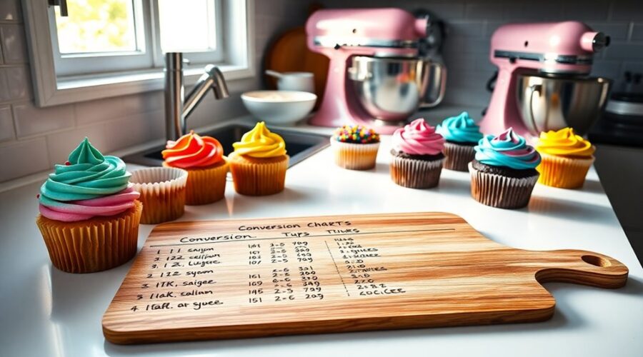 cake to cupcake conversion