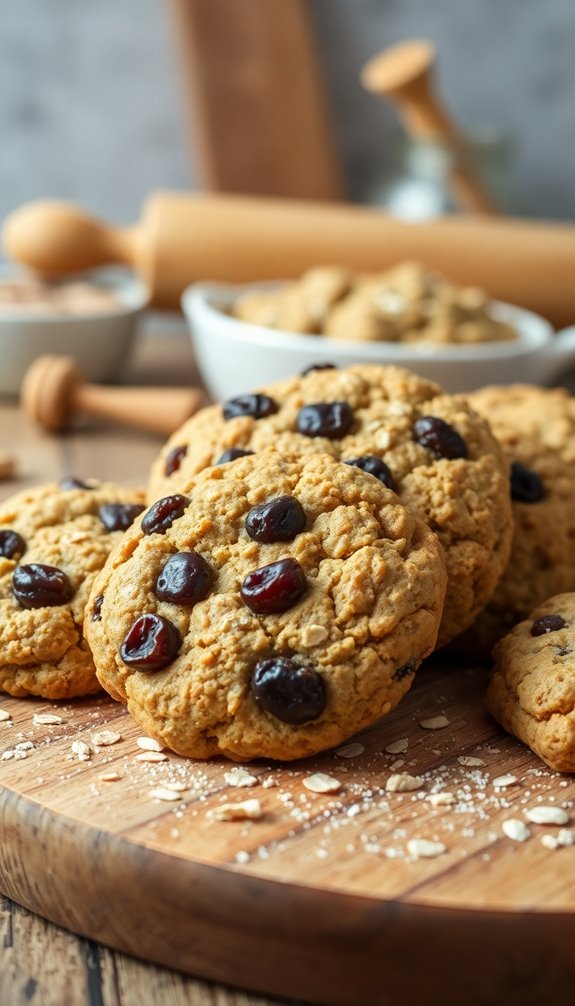 chewy oatmeal raisin cookies