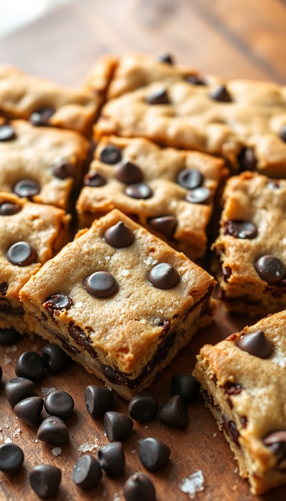 chocolate chip cookie bars