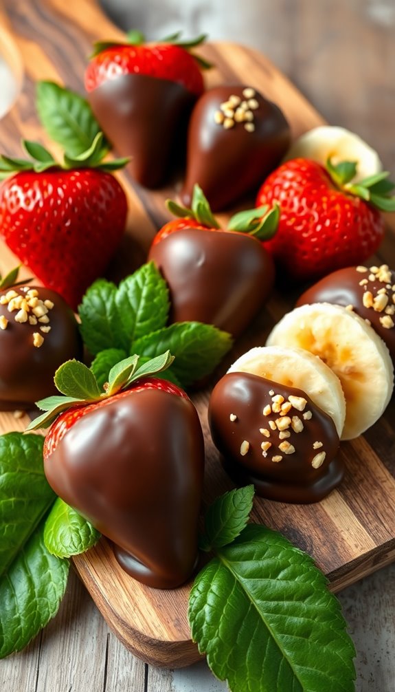 chocolate dipped fruit delight