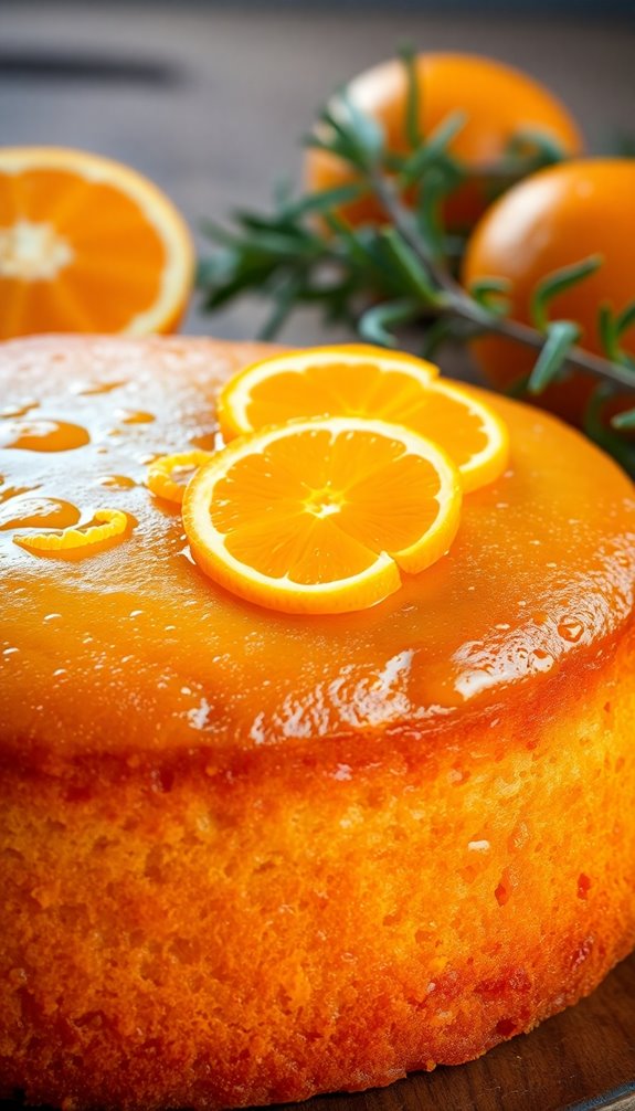 citrus infused olive oil cake