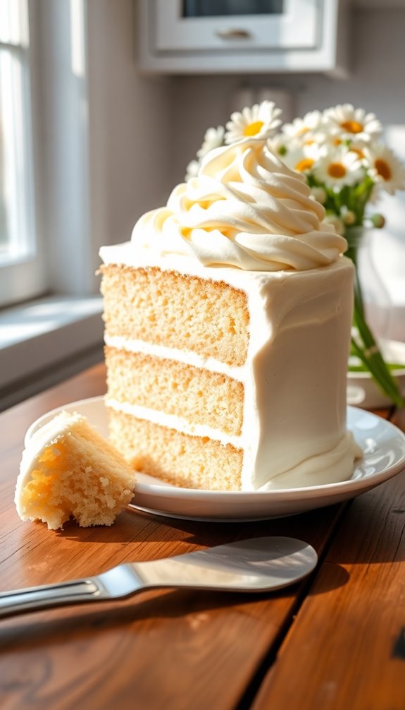classic vanilla layer cake