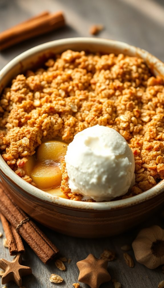 comforting nostalgic apple dessert