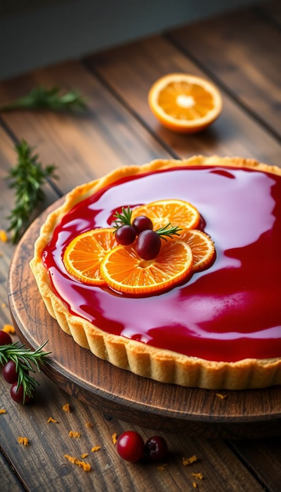 cranberry orange tart delight