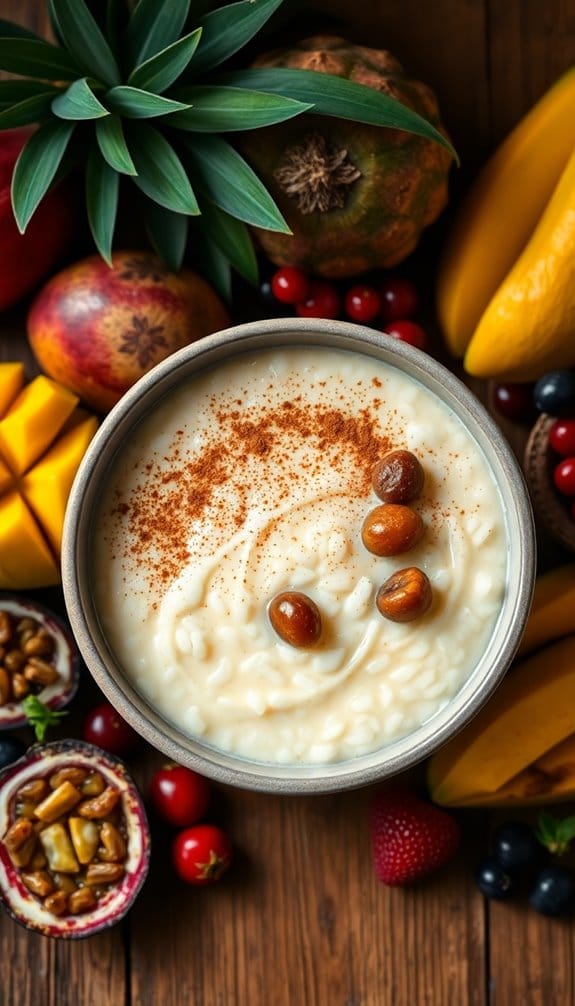 creamy comforting rice pudding