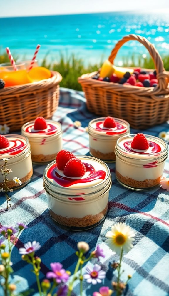 creamy portable unique desserts