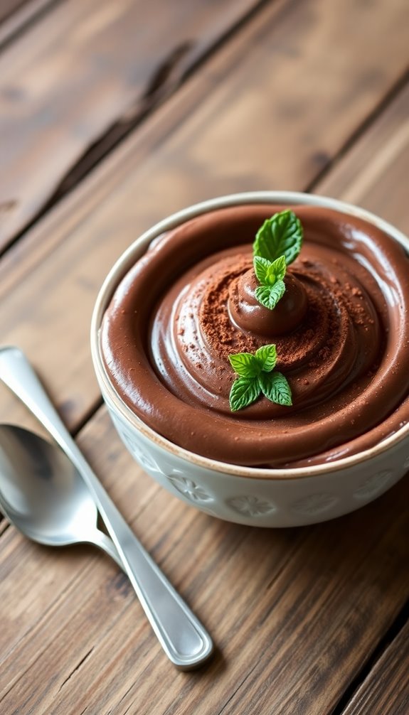 dairy free chocolate avocado mousse