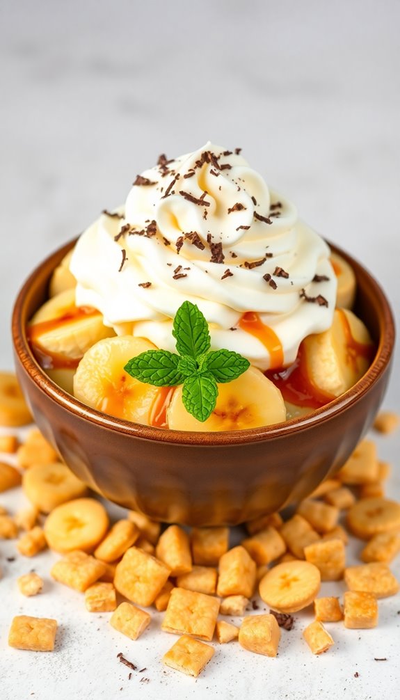 decadent banana pudding indulgence