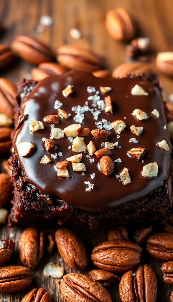 decadent chocolate coconut brownies