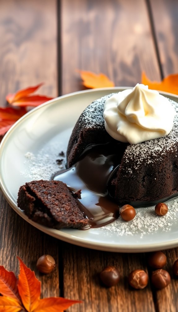 decadent chocolate lava cake