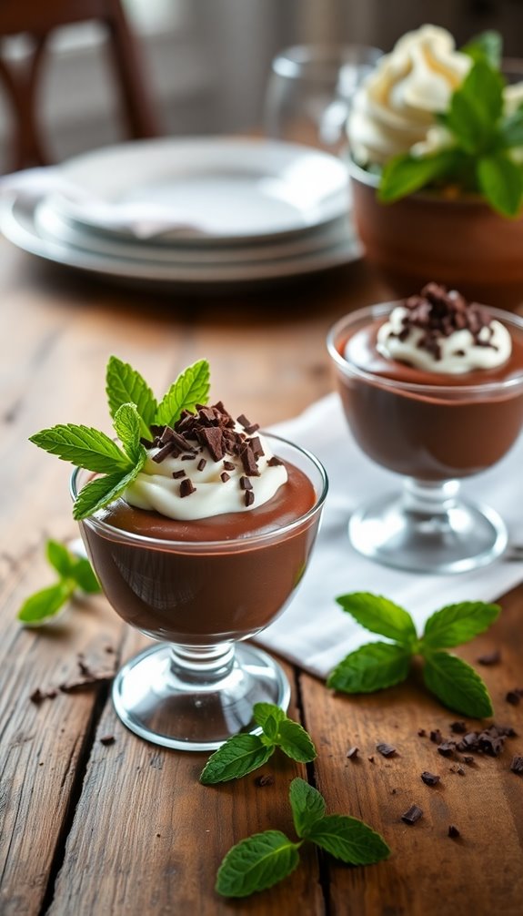 decadent chocolate mousse dessert