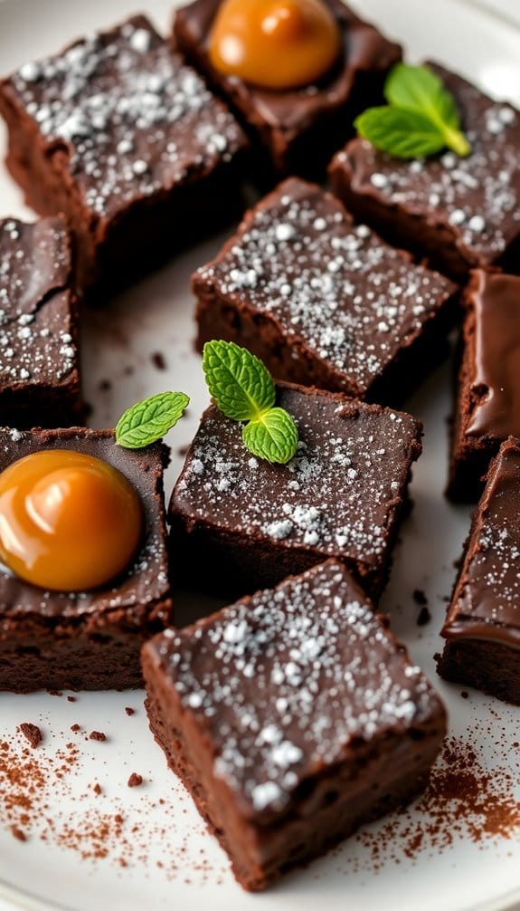 decadent fudgy chocolate bites