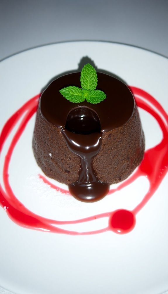 decadent molten chocolate delight