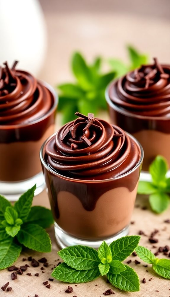 decadent no bake chocolate mousse