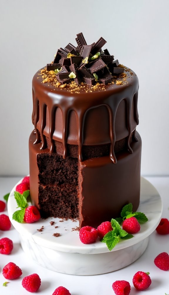 decadent vegan chocolate indulgence