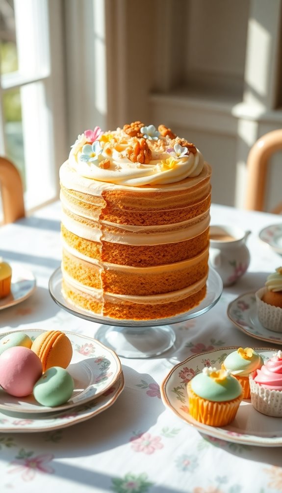 easter brunch carrot cake