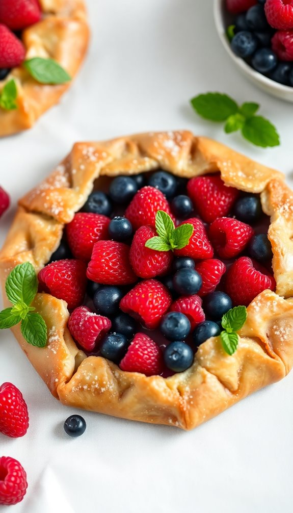 easy fresh berry galette