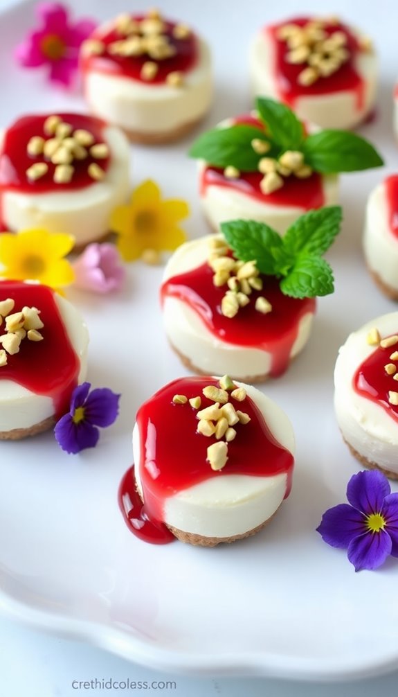 easy no bake cheesecake bites