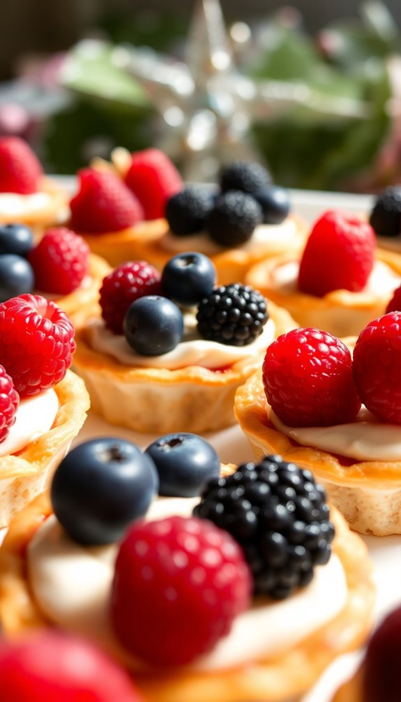 elegant fruit tartlet dessert