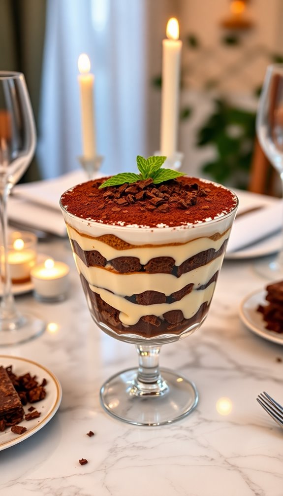 elegant no bake tiramisu dessert