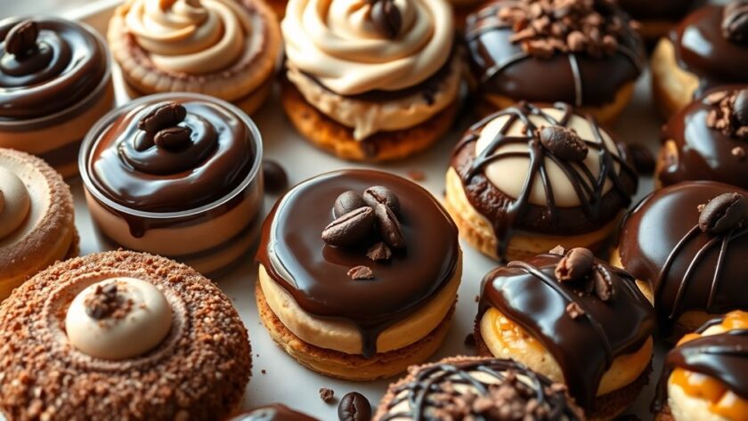 espresso and mocha desserts