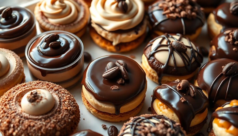 espresso and mocha desserts