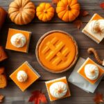 fall inspired pumpkin desserts