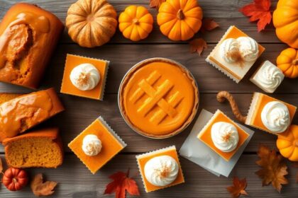 fall inspired pumpkin desserts