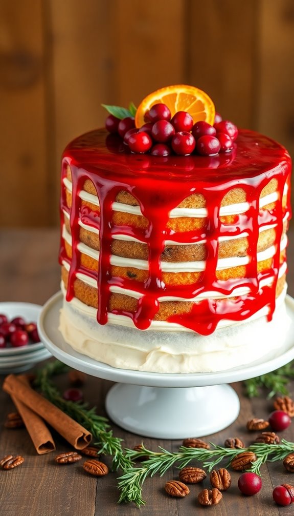 festive cranberry orange delight
