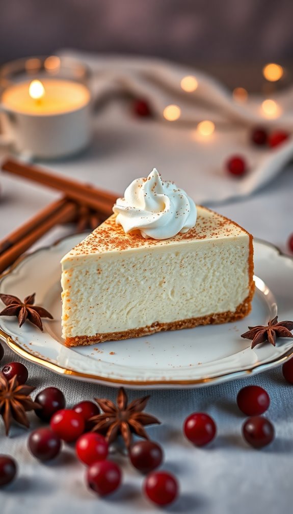 festive creamy cheesecake indulgence