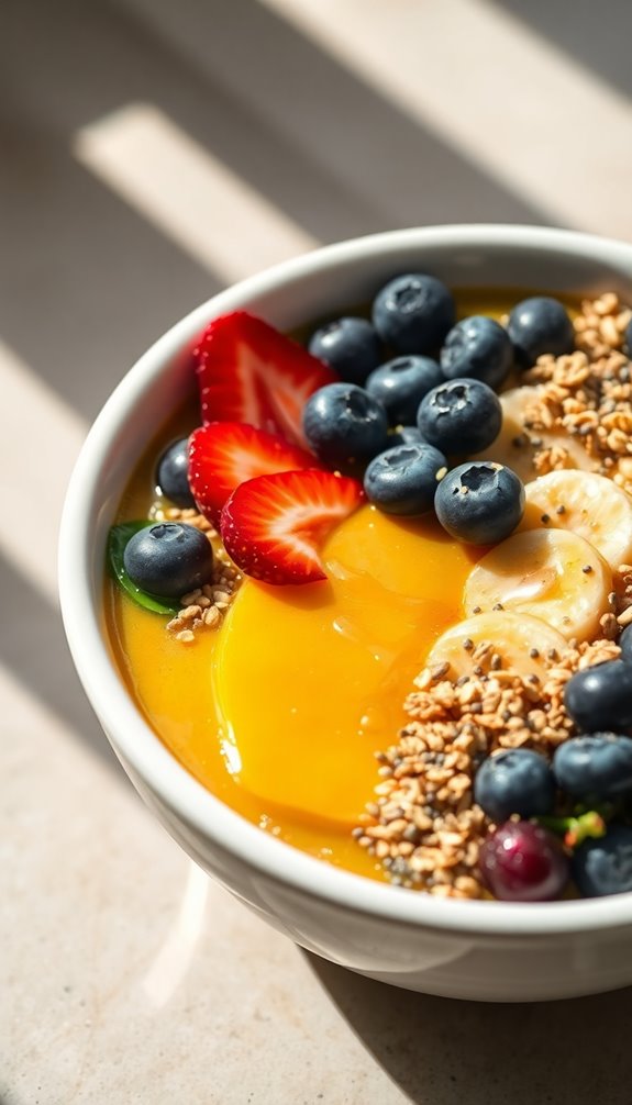 fruity smoothie bowl ingredients