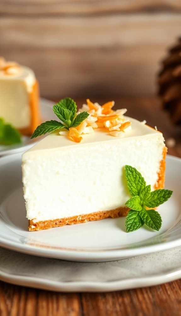 gluten free coconut flour cheesecake