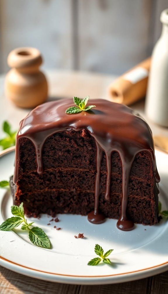indulge in chocolate cake