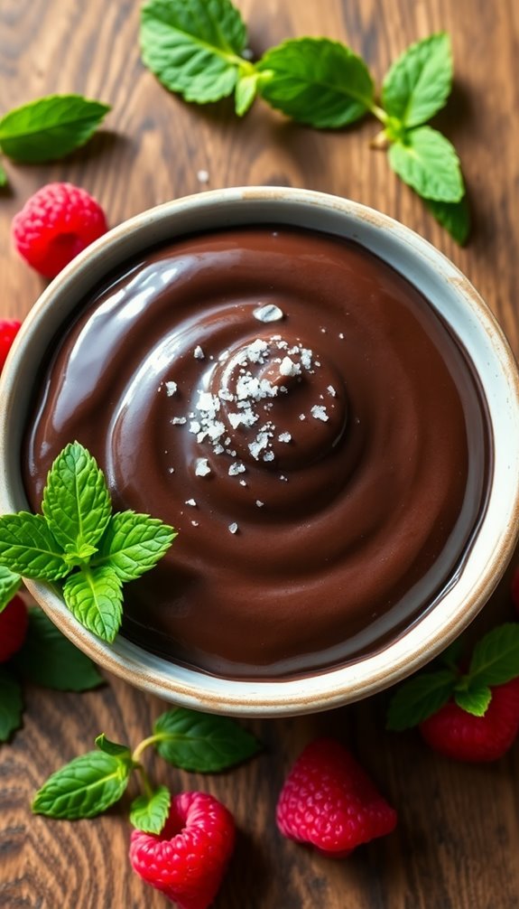 indulgent avocado chocolate mousse