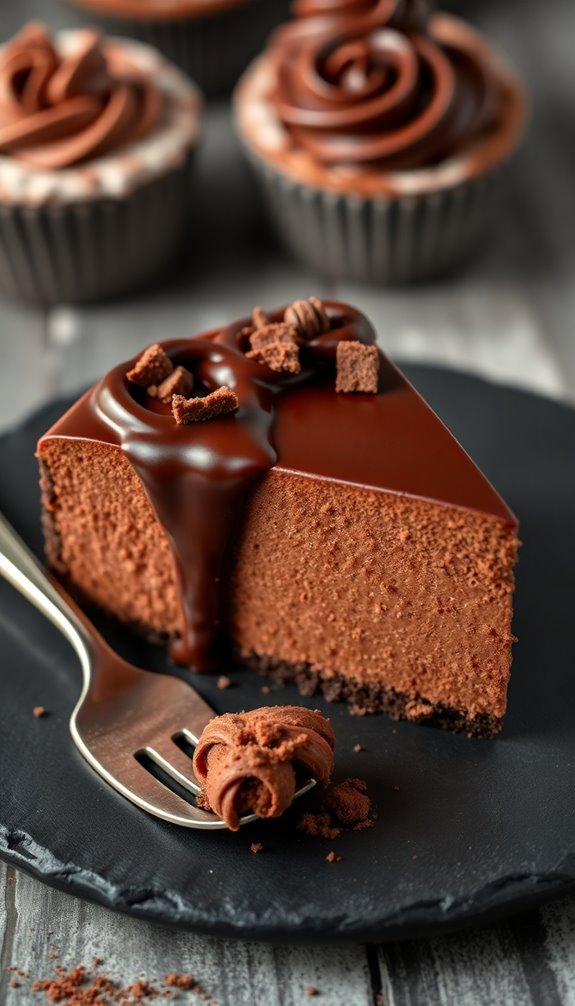 indulgent chocolate cheesecake recipe