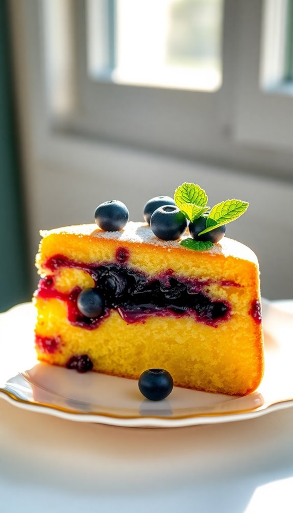 lemon blueberry cake delight
