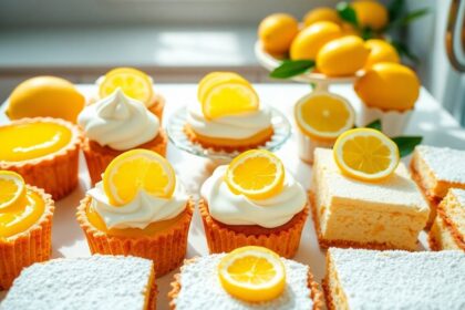 lemon flavored sunny desserts