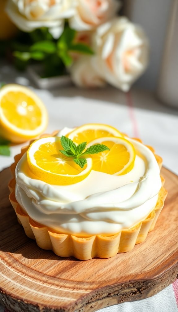 lemon ricotta tart delight