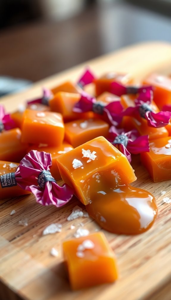 making chewy caramel candies