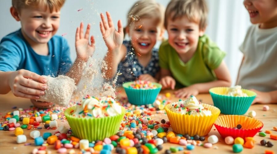 messy and fun desserts